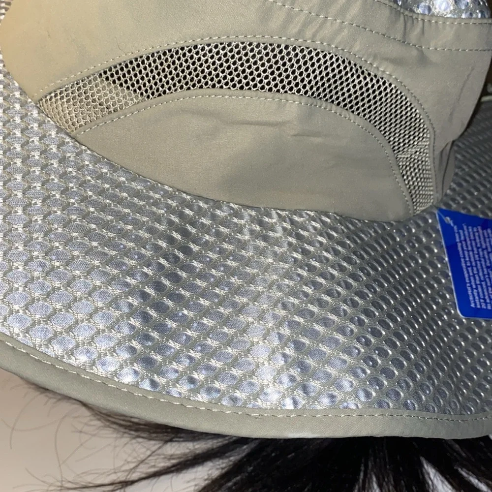 Artic Hat NWT Unisex Triple Cooling Technology Grey - Adjustable Chin Strap OS